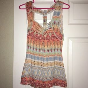 Multi colored tank top